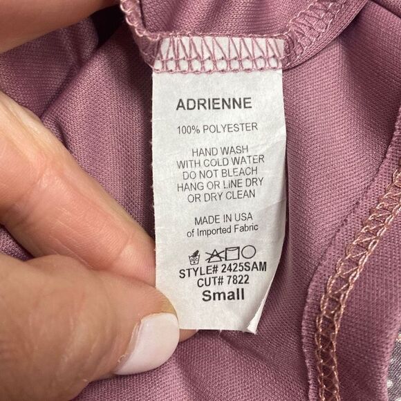 Adrienne Balloon Sleeve Ruffle Dress Size Small NWT - Picture 5 of 5